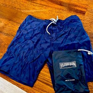 Vilebrequin mens navy turtle bathing suit long size xxxl